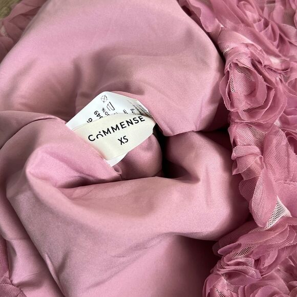 COMMENSE Dusty Pink Floral Textured Sleeveless Crop Top Size XS NWT - Picture 8 of 9
